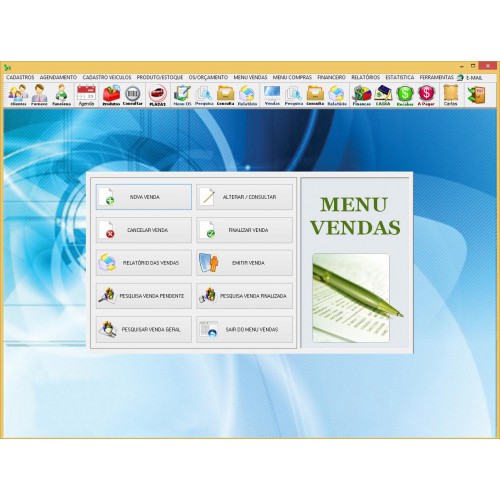 Software Controle de Estoque, Vendas e Financeiro 